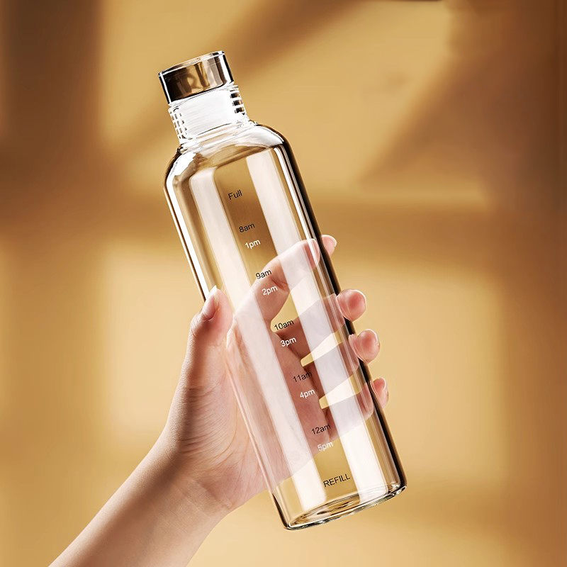 FOME 500/750/1000ml Glass Spor - огляд і ціна Outdoor Sport Glass Water Bottle