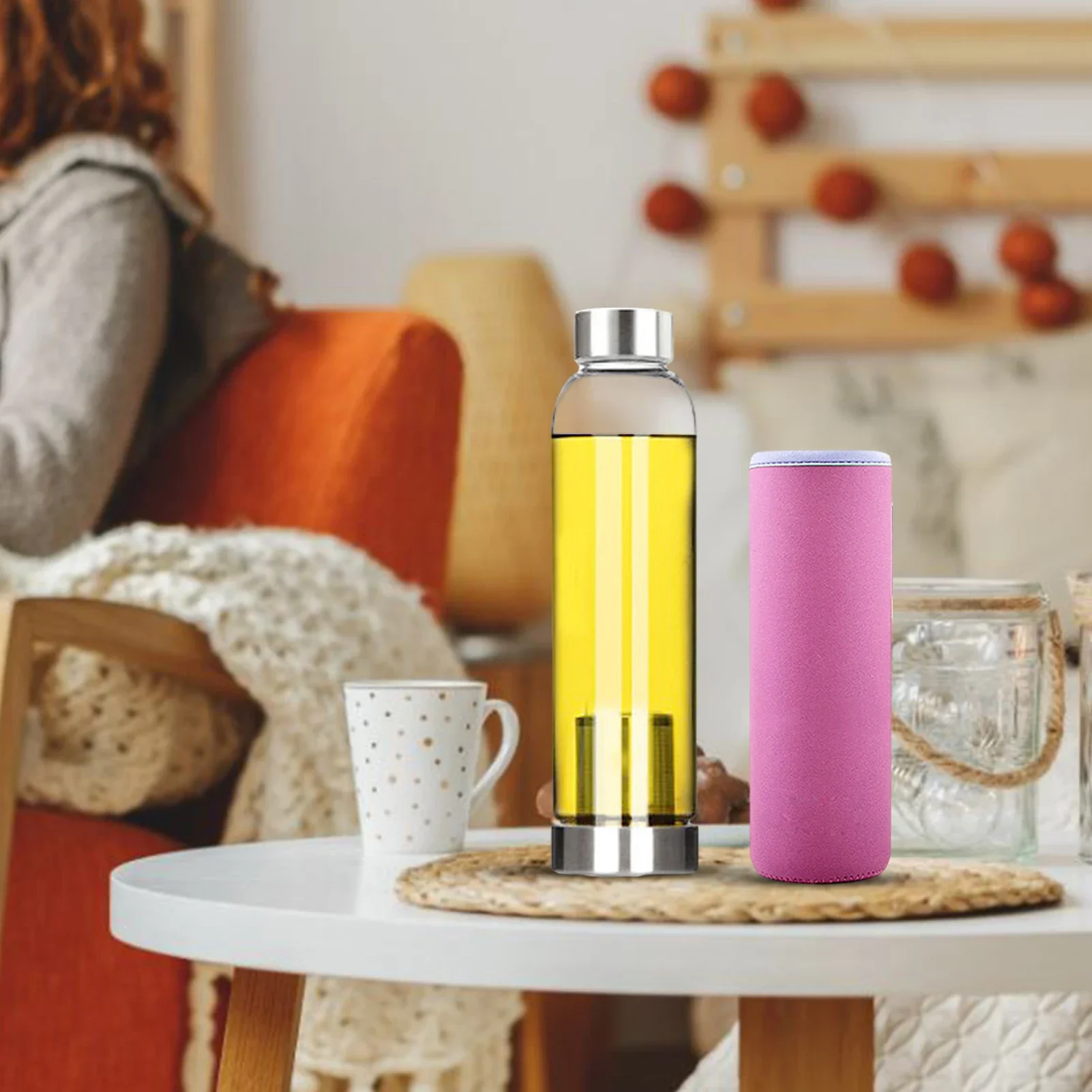 Glass Sport Water Bottle Tea I - огляд і ціна Outdoor Sport Glass Water Bottle