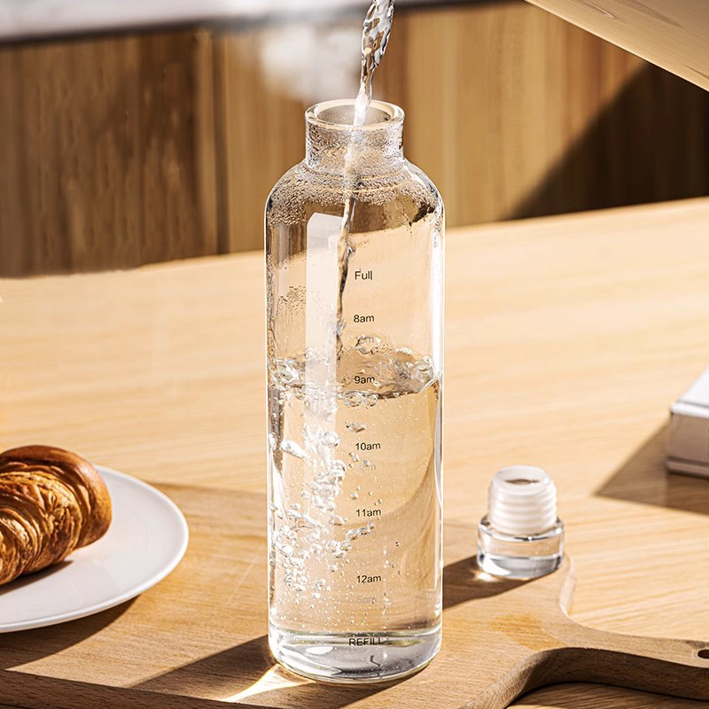 500/750/1000ml Glass Sport Wat - огляд і ціна Outdoor Sport Glass Water Bottle